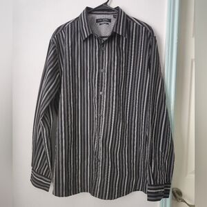 John Henry Men's Large Dress Shirt Modern Fit size XL